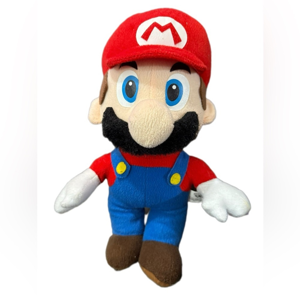 Nintendo Mario Plush Toy - Red, Blue, White
